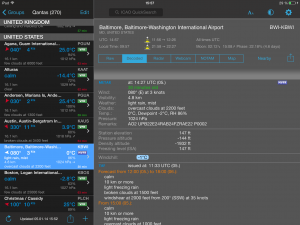 AeroWeather Pro iPad Detail Night
