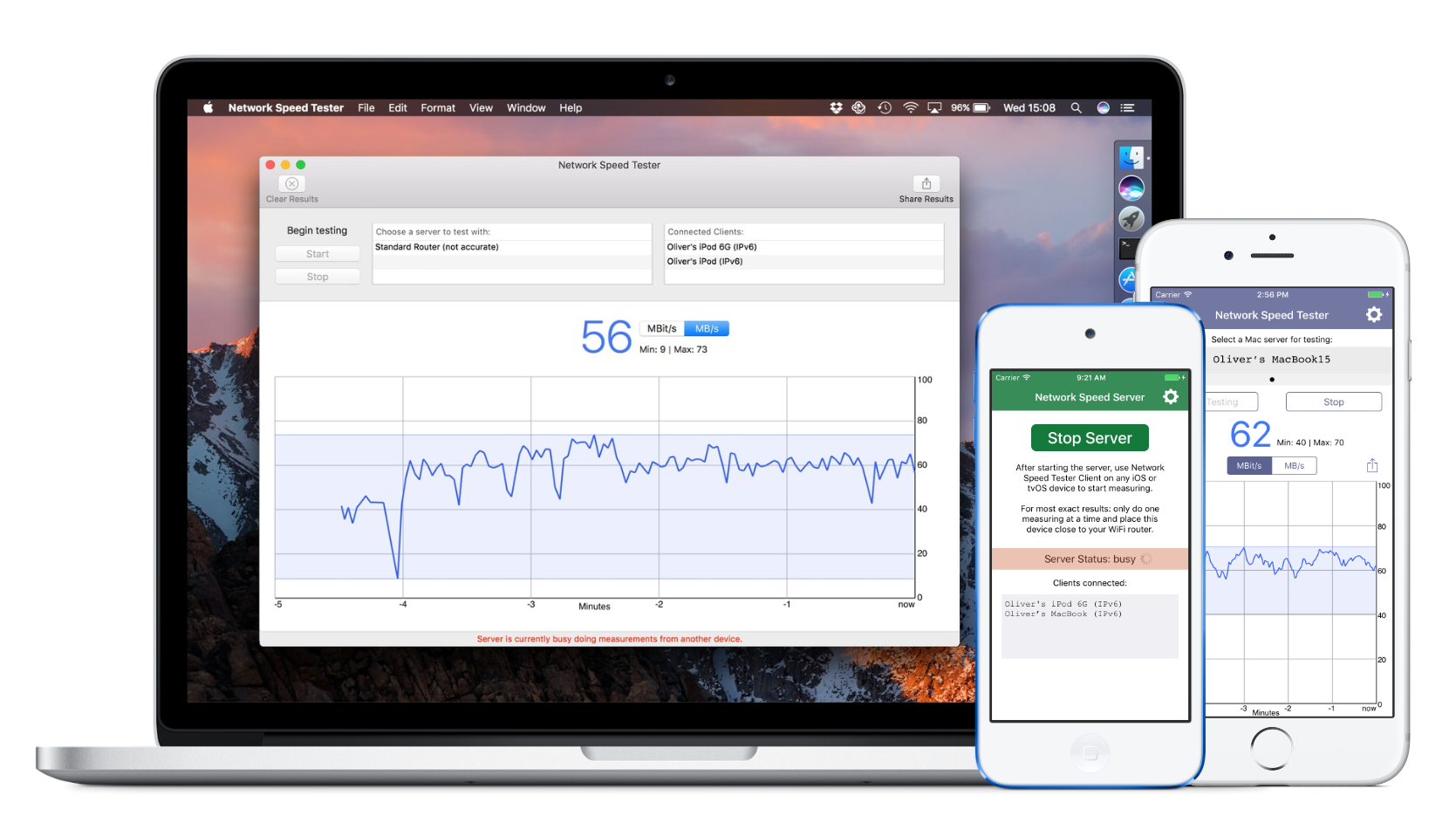 home network speed test mac