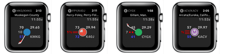 aeroweather for apple watch